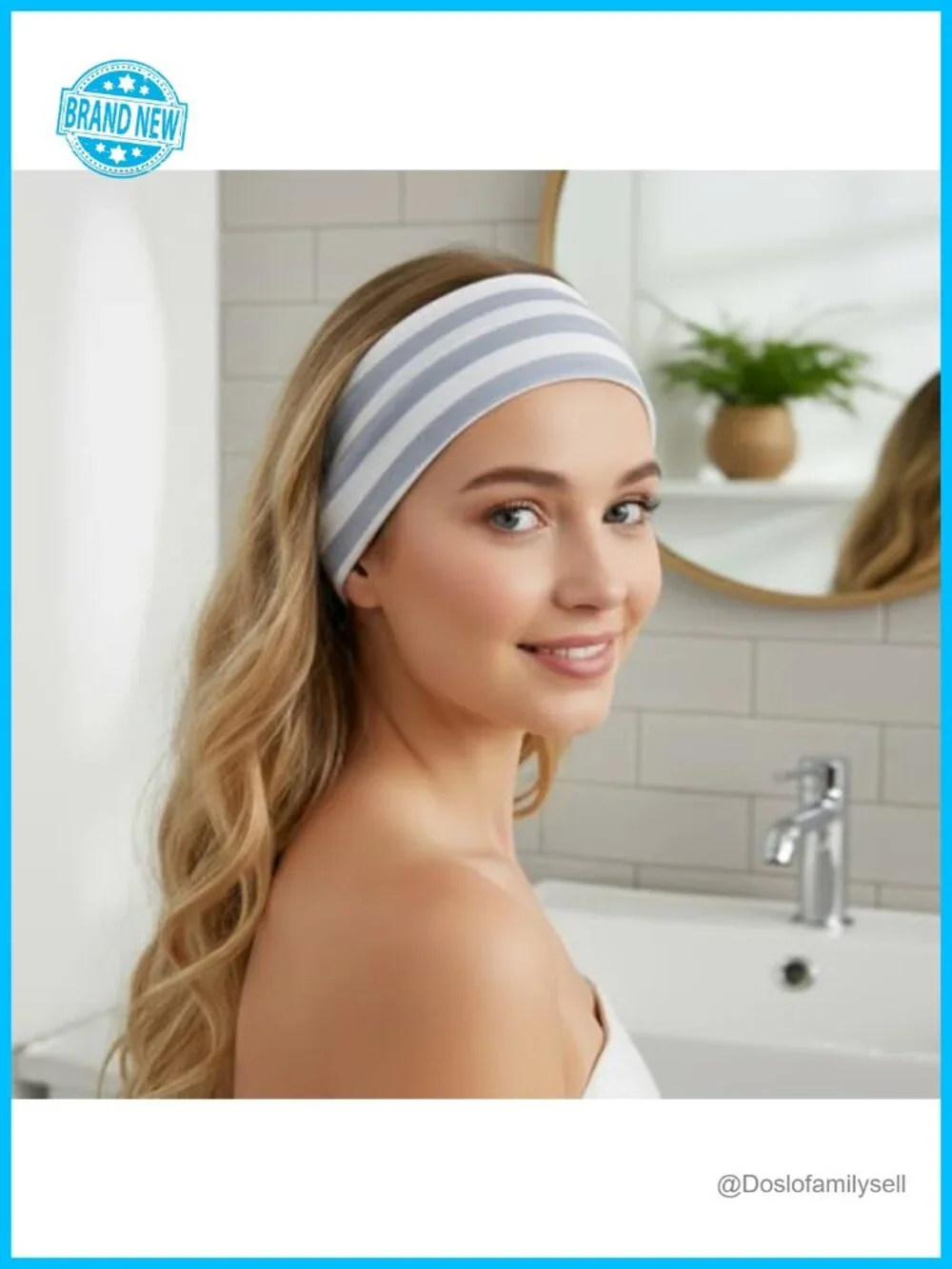 4 Pack Stretchy Soft Elastic Headbands for Yoga Gym Hair Wrap